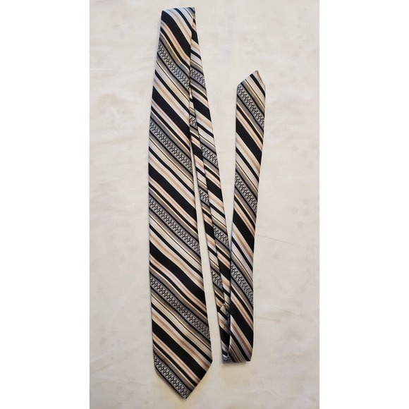 Jean Claude Vidal Multicolored And Patterned Vintage Necktie Paris New York - Picture 3 of 3